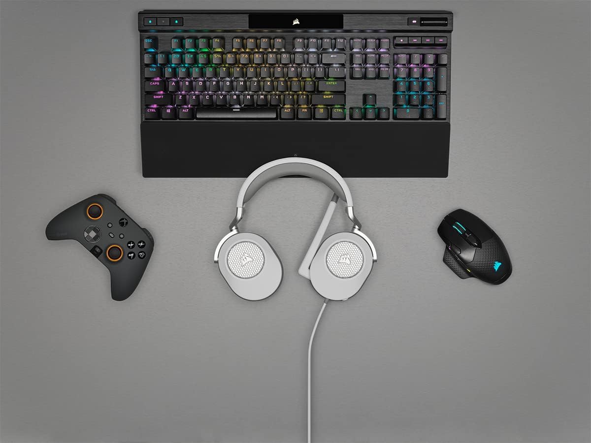 Perifericos Auricular Corsair HS65 Surround 7.1 White Gamer CA-9011271-NA