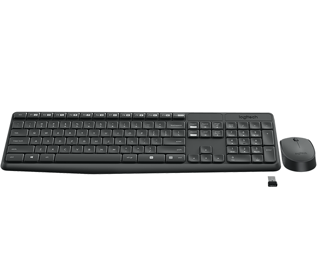 Perifericos Teclado + Mouse Logitech MK235 Inalambrico 920-007901