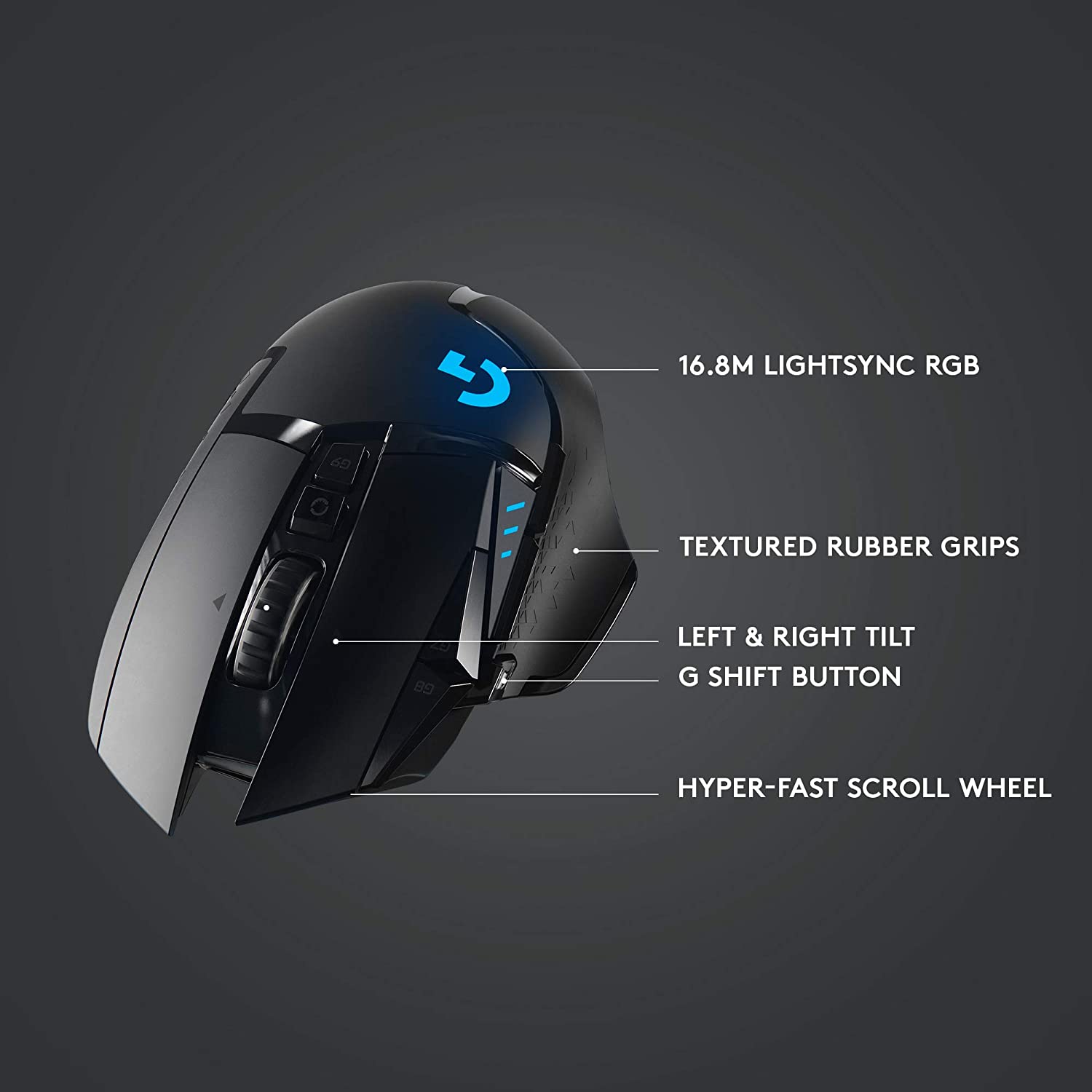 Perifericos Mouse Inalambrico Logitech G502 Lightspeed Gamer 910-005566