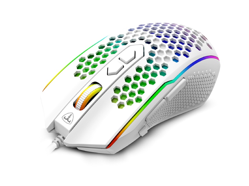 Perifericos Mouse USB T-Dagger Imperial White Gamer T-TGM310W-RGB V3