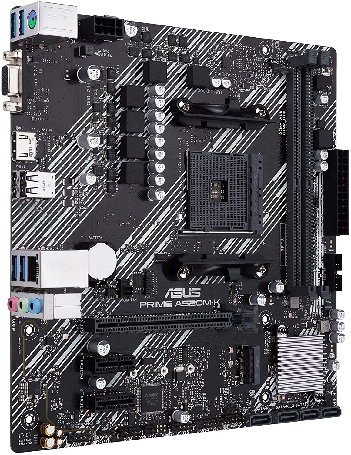Motherboard Amd Asus Prime A520M-K AM4