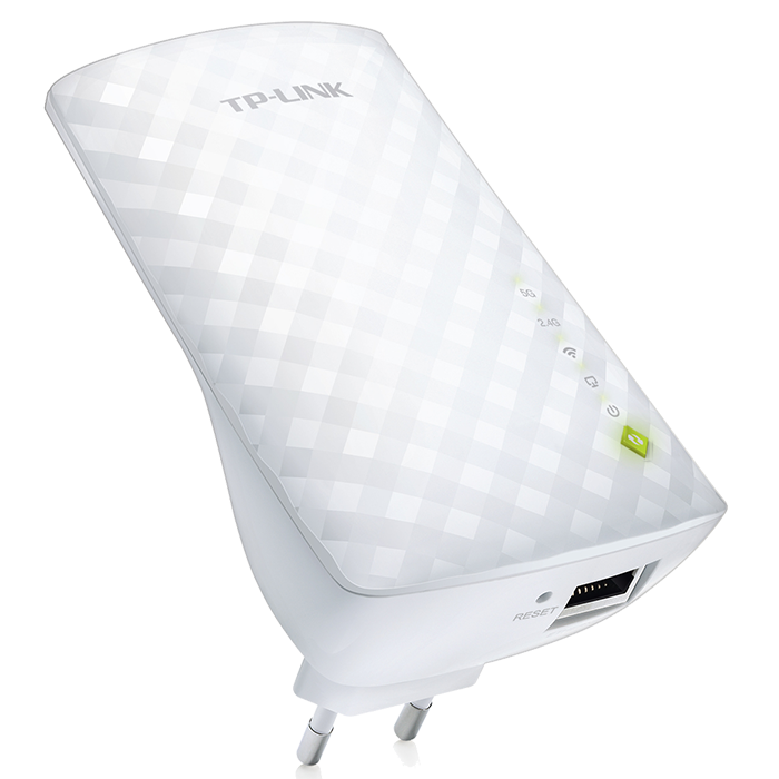 Conectividad Repetidor WiFi Tp-Link Dual Band 300/433mbps AC750 RE200