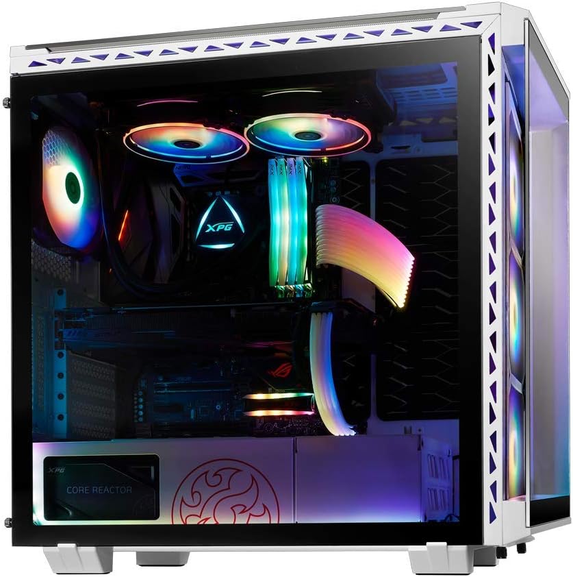 Gabinete Gamer XPG Battlecruiser X4 Fan ARGB White BATTLECRUISER-WHCWW