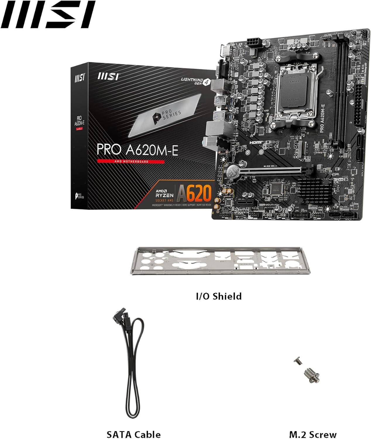 Motherboard Amd MSI PRO A620M-E AM5