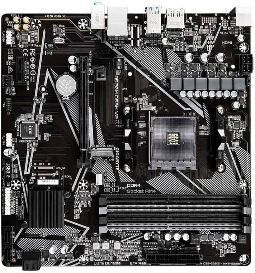 Motherboard Amd Gigabyte A520M DS3H V2 AM4