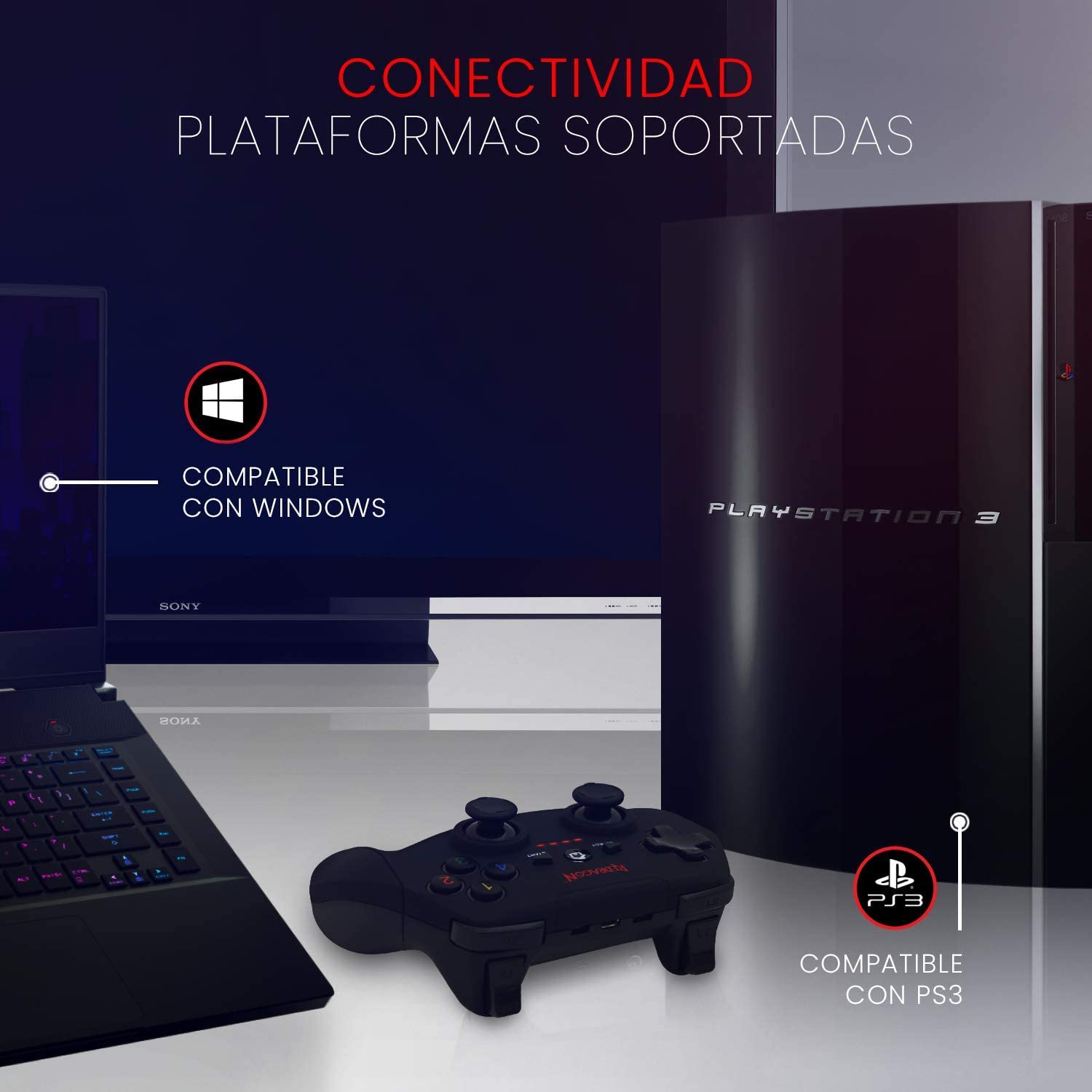 Perifericos Joystick Redragon Harrow Wireless G808