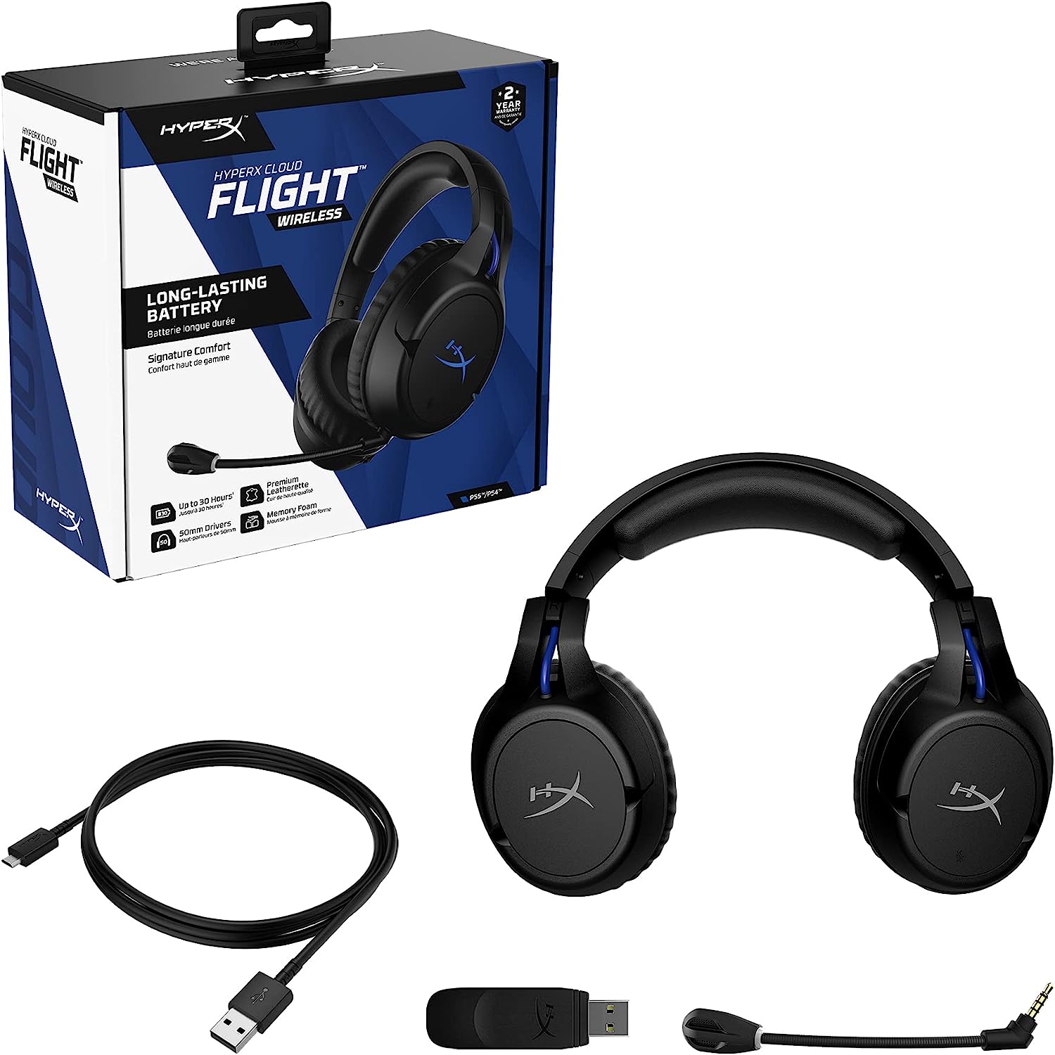 Perifericos Auricular HyperX Cloud Flight Wireless 4P5H6AA