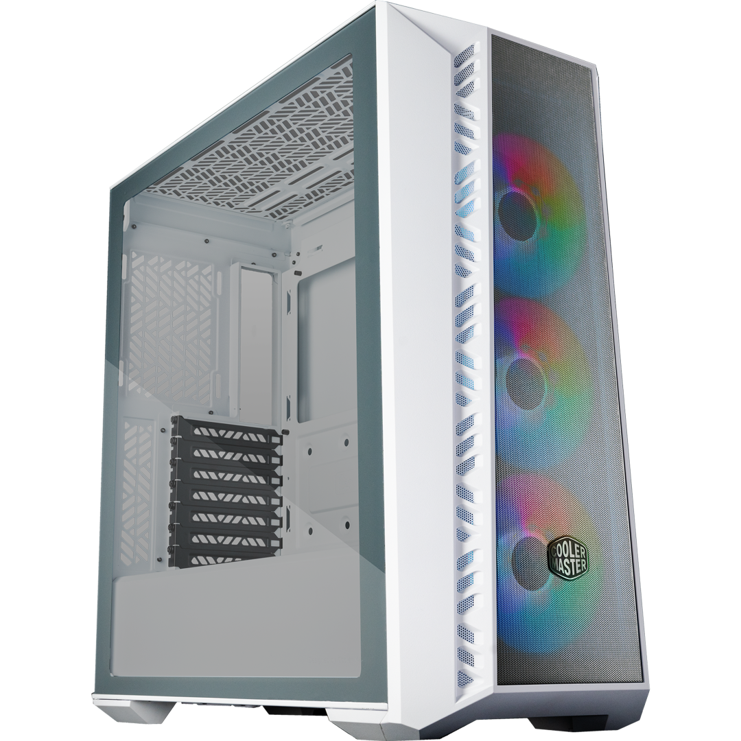 Gabinete Gamer Cooler Master Masterbox 520 Mesh X3 Fan ARGB White MB520-WGNN-S00