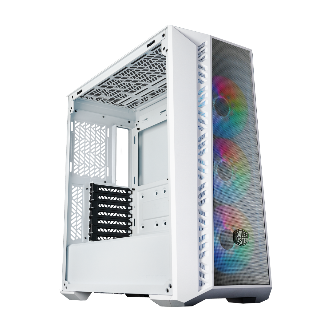 Gabinete Gamer Cooler Master Masterbox 520 Mesh X3 Fan ARGB White MB520-WGNN-S00