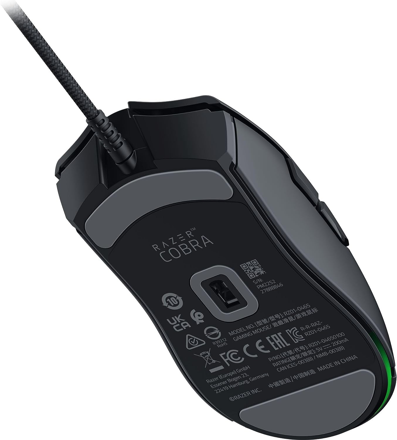 Perifericos Mouse USB Razer Cobra Lightweight Black RGB Gamer RZ01-04650100-R3M1