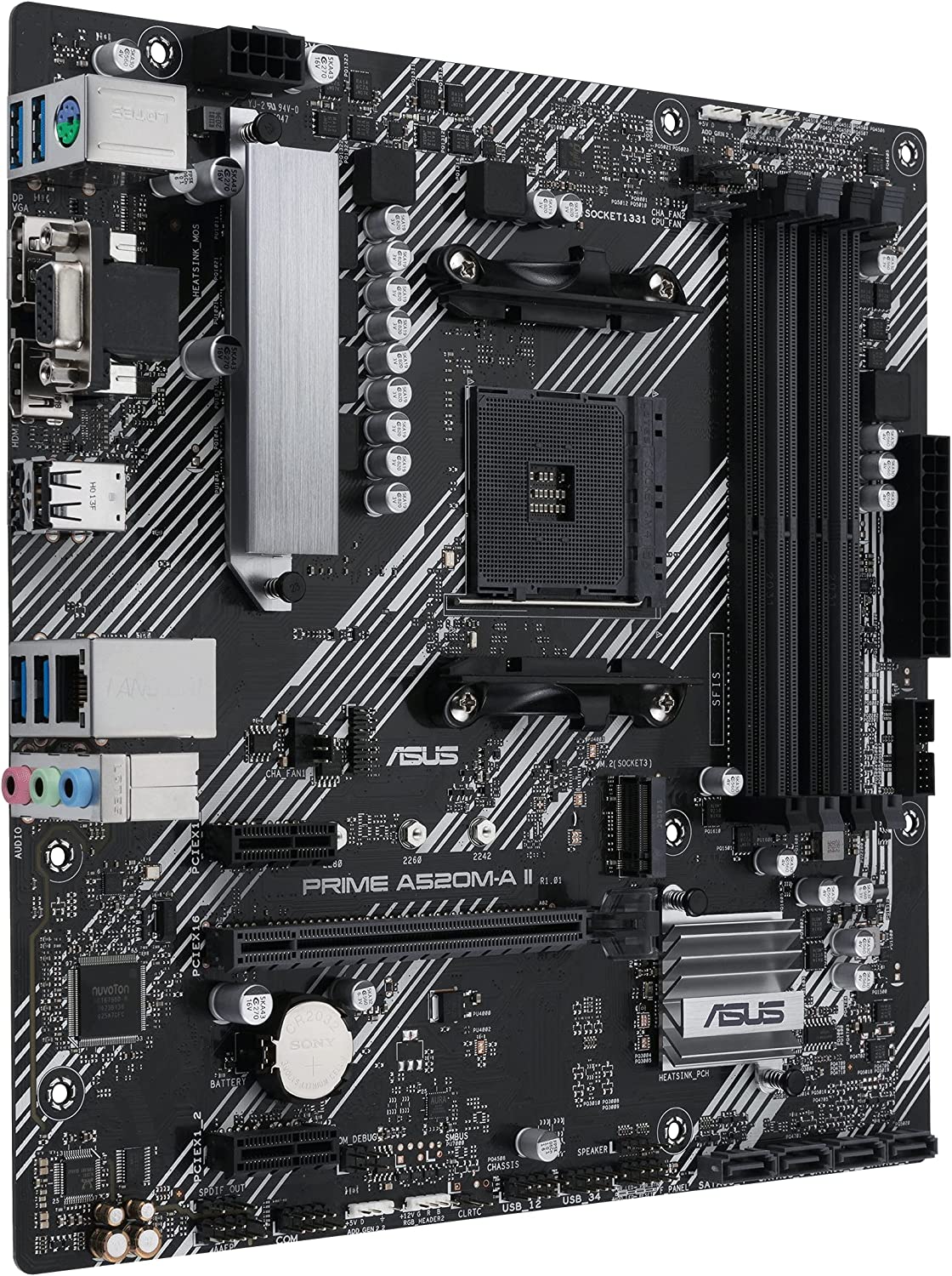 Motherboard Amd Asus Prime A520M-A II CSM AM4