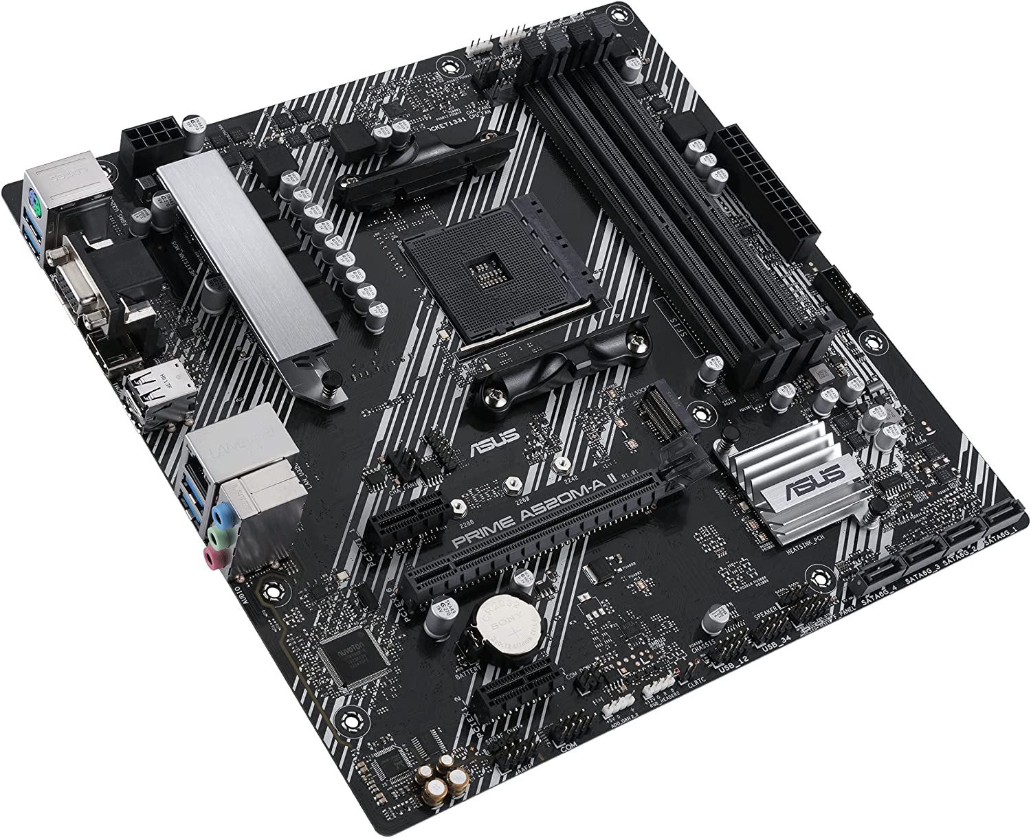 Motherboard Amd Asus Prime A520M-A II CSM AM4