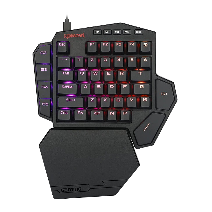 Perifericos Teclado USB Redragon Diti Black Switch Brown Gamer Mecanico K585RGB