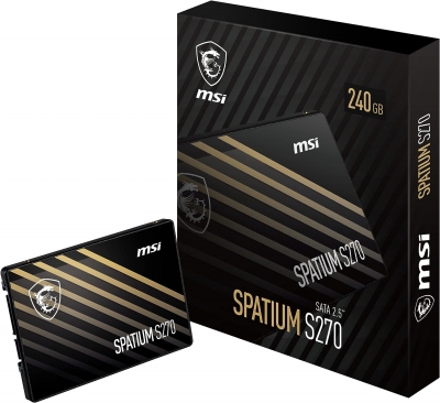ALMACENAMIENTO DISCO SOLIDO SSD SATA MSI 240GB SPATIUM S270