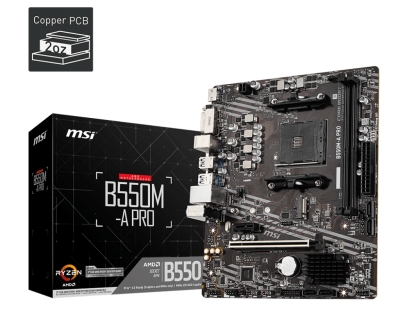 MOTHERBOARD AMD MSI B550M-A PRO AM4