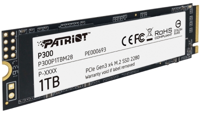 ALMACENAMIENTO DISCO SOLIDO SSD NVME PATRIOT 1TB P300 M.2 PCIE PE000693-P300P1TBM28