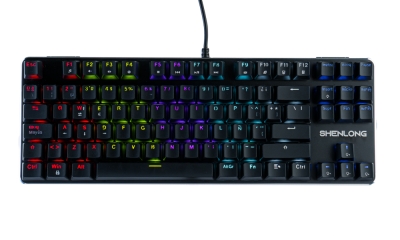 PERIFERICOS TECLADO USB SHENLONG RAINBOW SWITCH BLUE GAMER MECANICO SMK5900SB