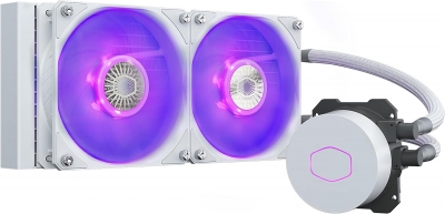 REFRIGERACION WATER COOLER COOLER MASTER MASTERLIQUID ML240L V2 RGB WHITE EDITION MLW-D24M-A18PC-RW