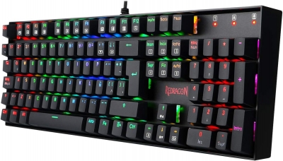 PERIFERICOS TECLADO USB REDRAGON MITRA BLACK SWITCH RED GAMER MECANICO K551RGB-1