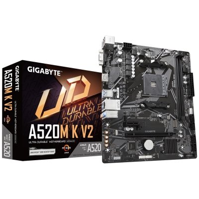 MOTHERBOARD AMD GIGABYTE A520M K V2 AM4
