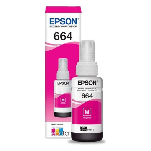 Ofimática Tinta Original Epson 664 L200 Magenta T664320