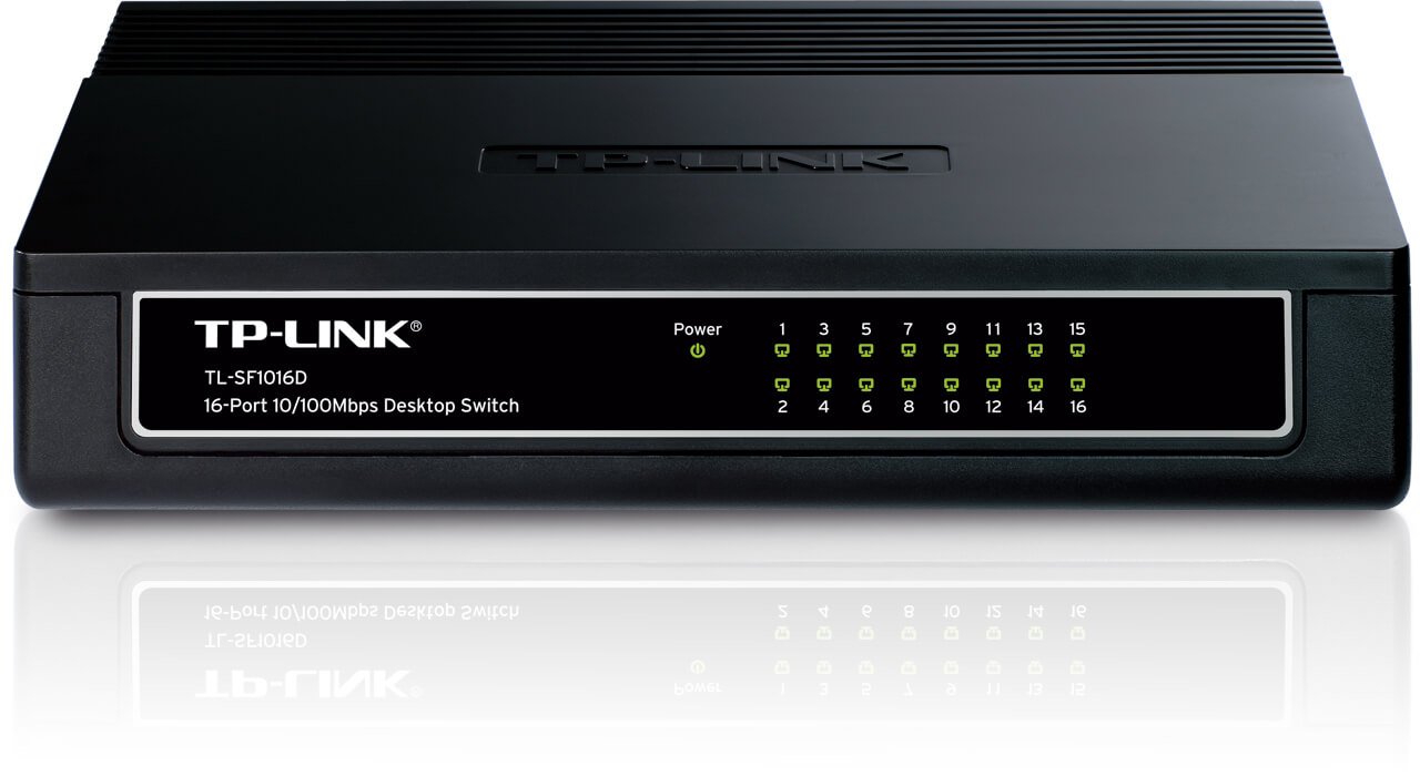 Varios Switch Tp-Link 16 Puertos 200Mbps TL-SF1016D