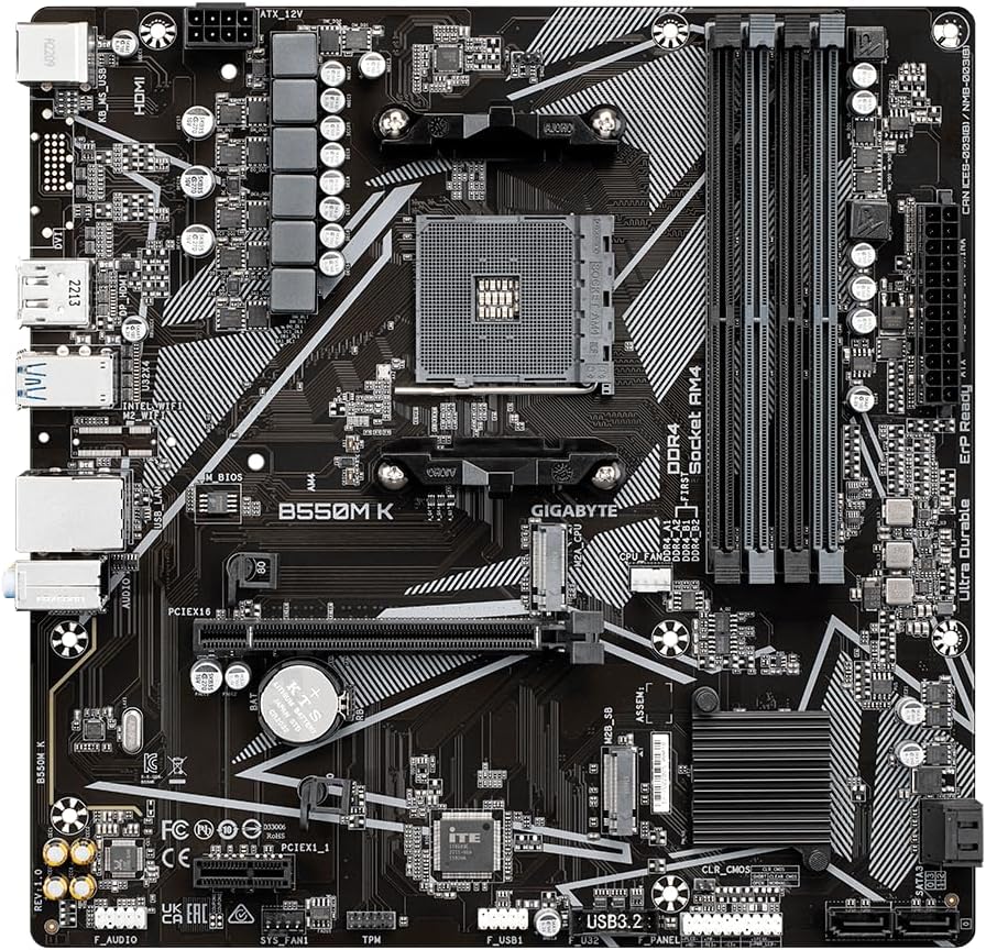 Motherboard Amd Gigabyte B550M-K AM4