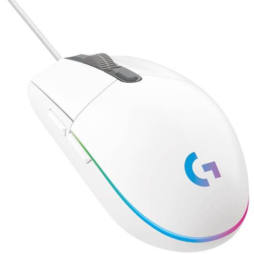 Periféricos Mouse Gamer Logitech Gaming Lightsync White 8000 DPI G203