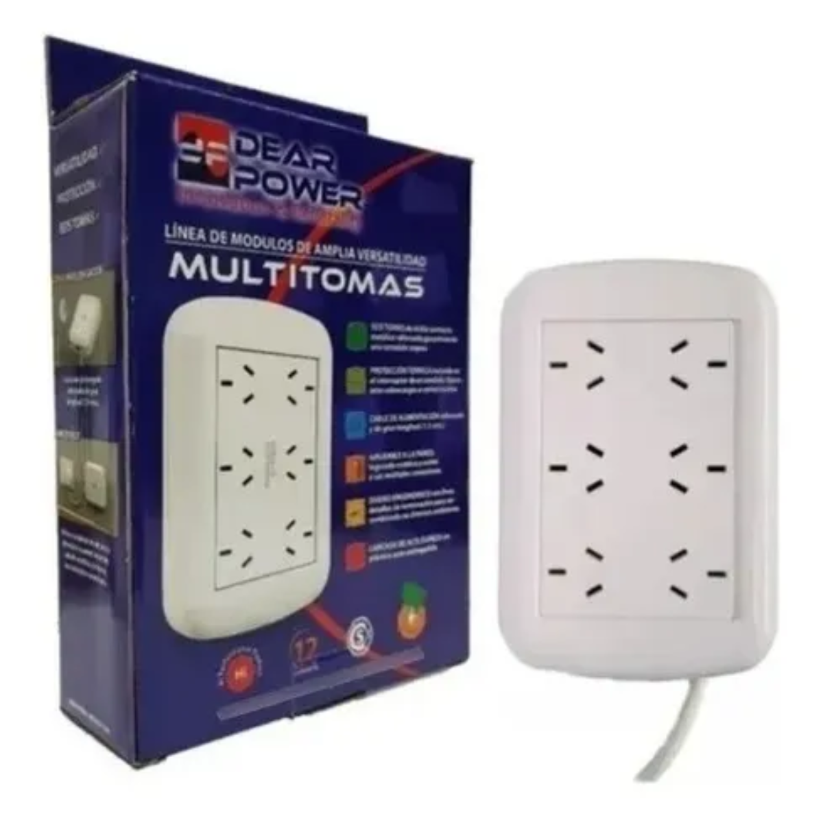 Varios Zapatilla Zapatilla Multitomas Dear Power 6 Bocas PM301