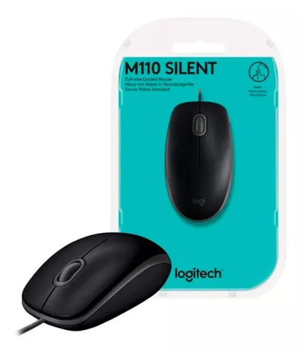 Periféricos Mouse USB Logitech Silent Black M110