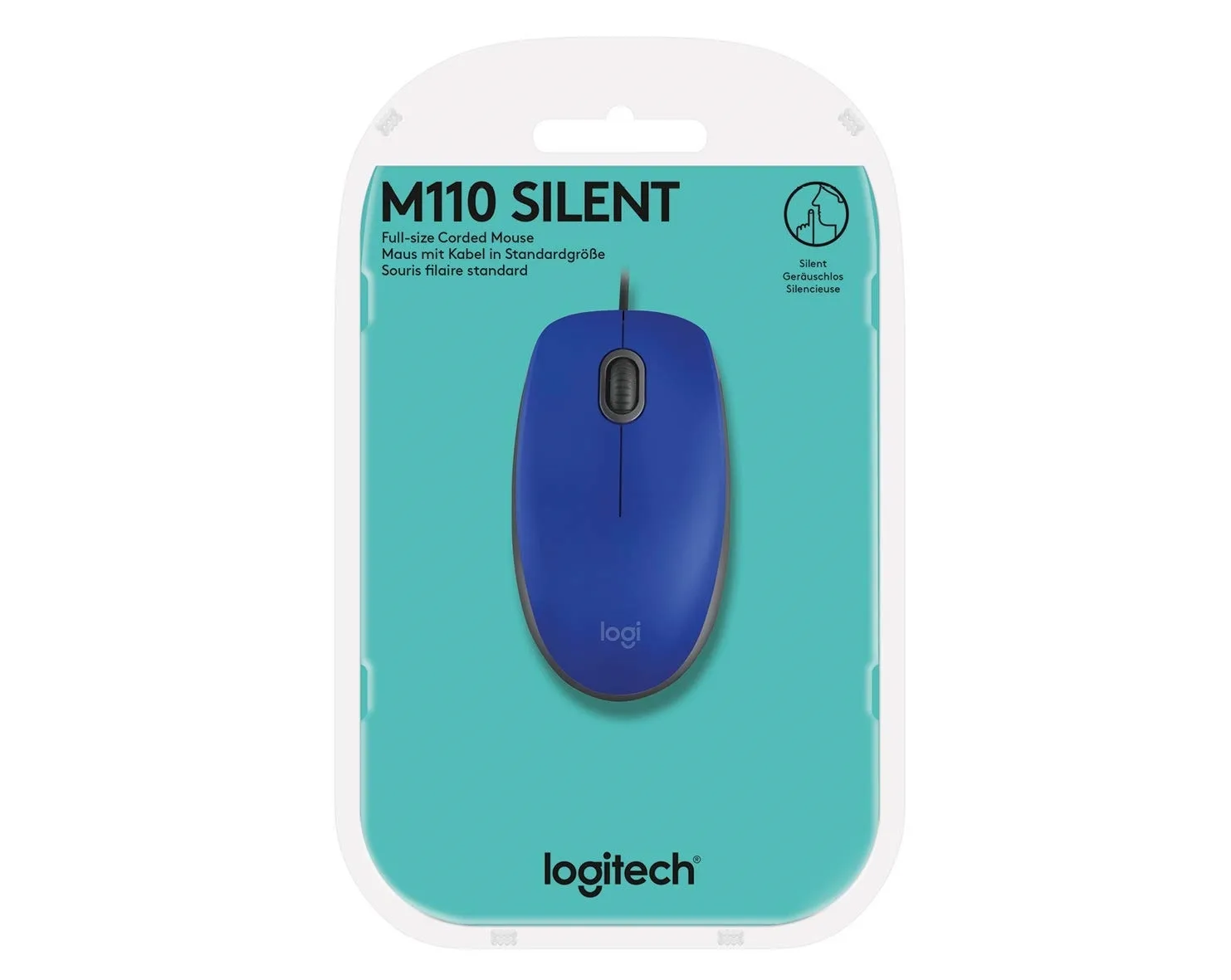 Periféricos Mouse USB Logitech Silent Blue M110