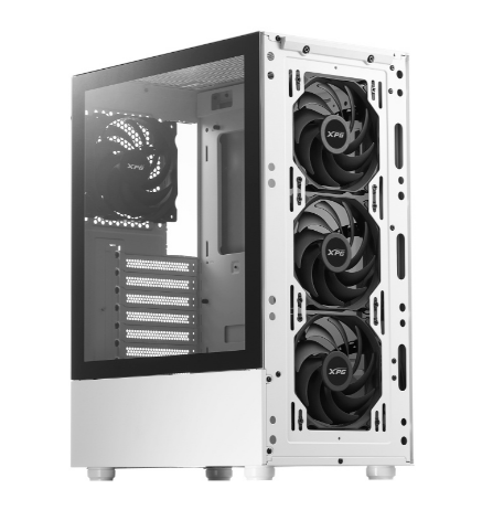 Gabinete Gamer XPG Valor Mesh White X4 Fan