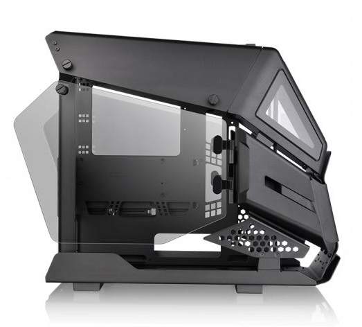Gabinete Gamer Thermaltake T200 AH Mid-Tower TG Sin Cooler Black