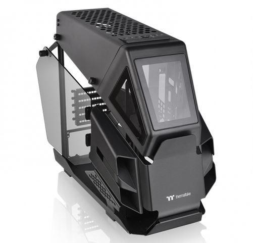 Gabinete Gamer Thermaltake T200 AH Mid-Tower TG Sin Cooler Black