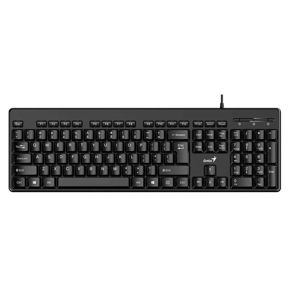Periféricos Teclado USB Genius Black RS2 KB KB-116