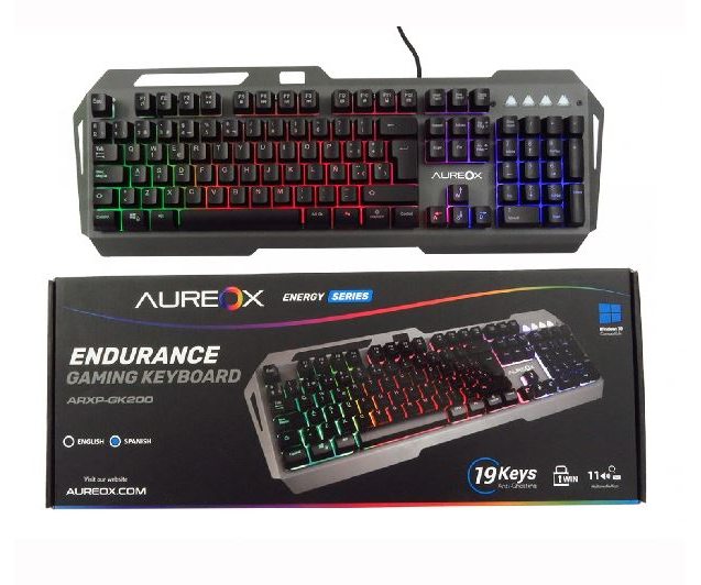 Periféricos Teclado Gamer Aureox Endurance Gaming RGB GK200