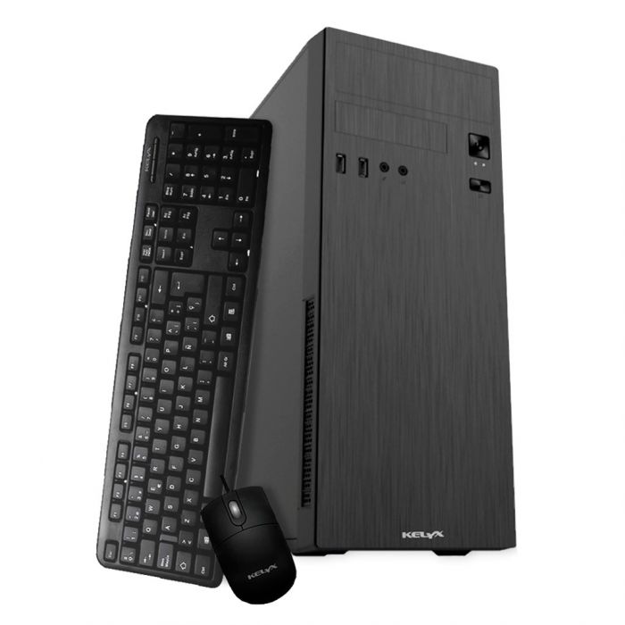 Gabinete Kit Oficina Kelyx T/M + Fuente Gen. 500W LC728-12