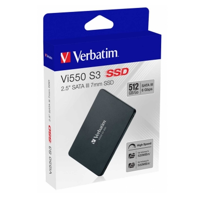ALMACENAMIENTO DISCO SÓLIDO SSD VERBATIM VI550 512GB