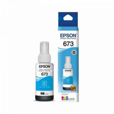 OFIMÁTICA TINTA ORIGINAL EPSON CYAN 673 L800 T673220