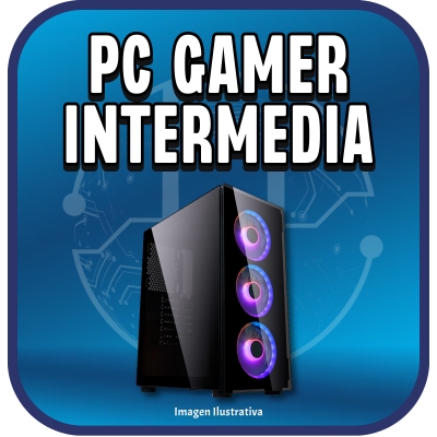 PC ARMADA GAMER INTERMEDIA INTEL I5 13400F / RX 7600 / 16GB / 1TB / B660M / 650W / GABINETE GAMER