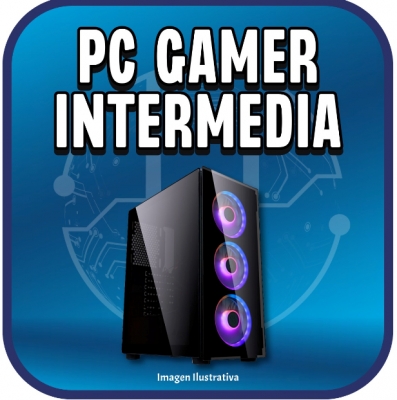 PC ARMADA GAMER INTERMEDIA INTEL I3 12100F / GTX 1650 / 16GB / 240GB / H610M / 550W / GABINETE GAMER