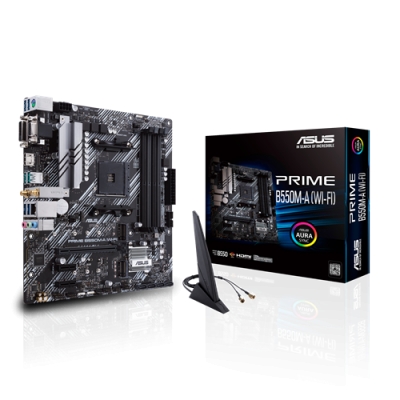 MOTHERBOARD AMD ASUS PRIME B550M-A AC WIFI AM4