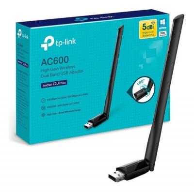 PLACA DE RED TP-LINK AC600 DUAL BAND T2U PLUS