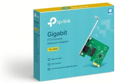 Placa De Red Tp-Link Gigabit PCIEX A RJ45 TG-3468