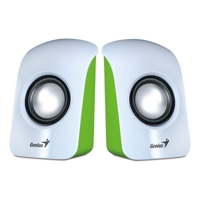 PARLANTE 2.0 GENIUS USB GREEN WHITE SP-U115