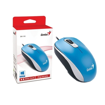 PERIFÉRICOS MOUSE USB GENIUS USB BLUE DX-110