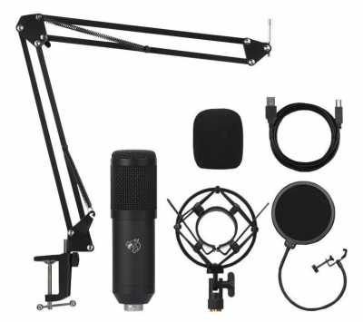 PERIFÉRICOS MICRÓFONO KIT STREAMING SHENLONG USB SM-ARM909