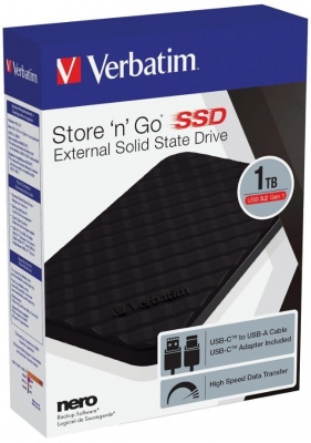 ALMACENAMIENTO DISCO EXTERNO SÓLIDO VERBATIM STORE N GO SSD USB 3.2 512GB