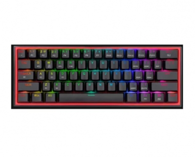 PERIFÉRICOS TECLADO GAMER REDRAGON FIZZ PRO WIRELESS/BLUETOOTH BLACK K616-RGB (SWITCH RED)
