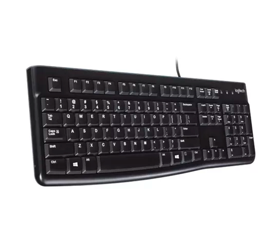 Teclado c/Cable LOGITECH K120 Negro  USB